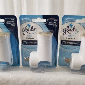 3 Packs Glade Plug ins warmer Max Control Brand New never used